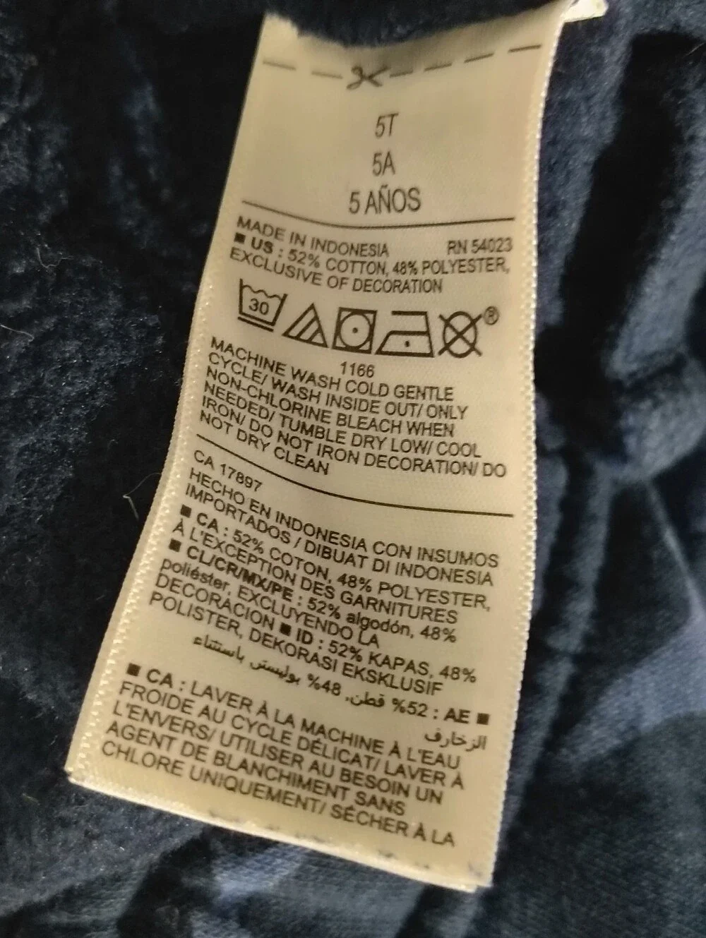 Old Navy Blue Shark-Print Jogger Pants with Old Navy Logo Size 5T